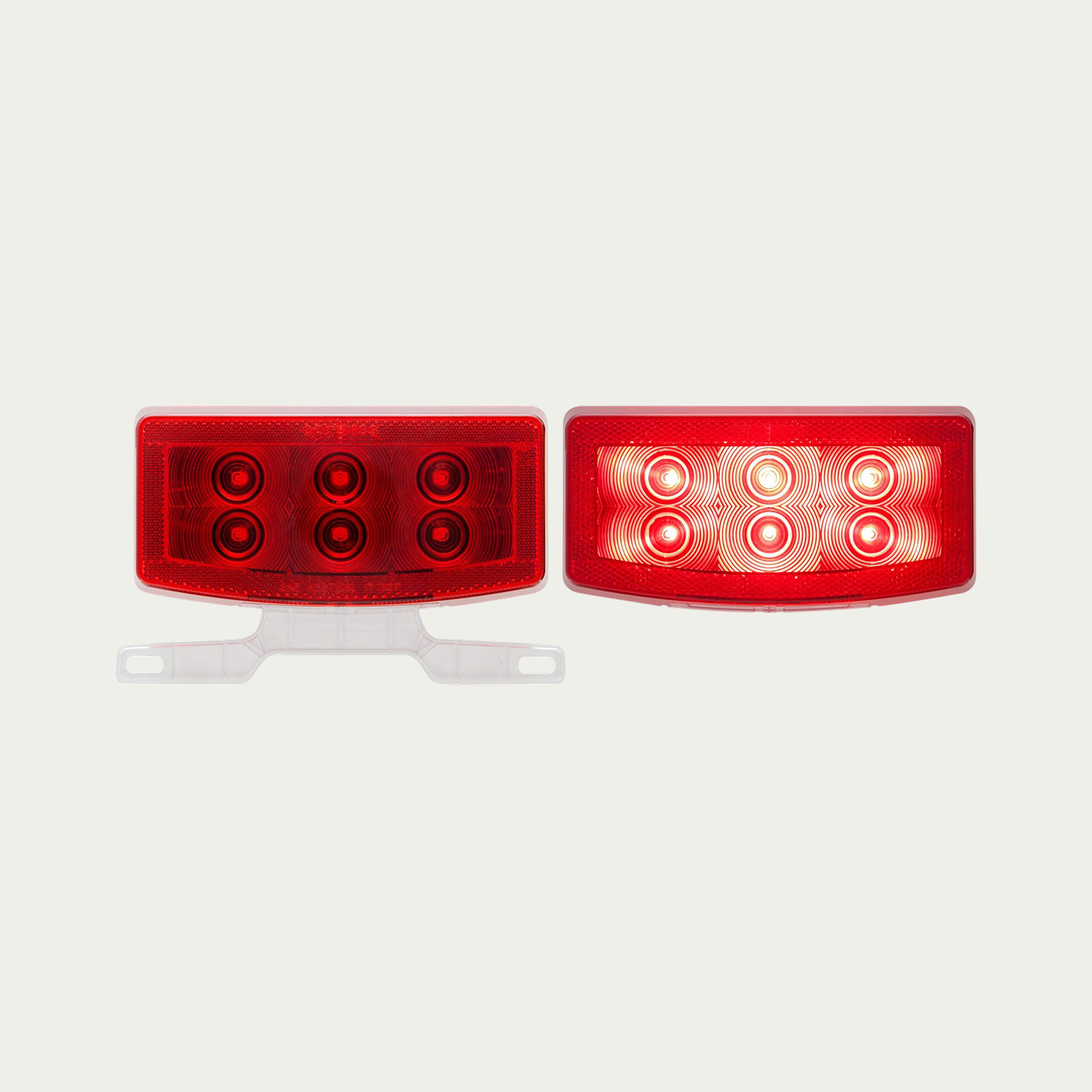 Red Rectangle Tail Light