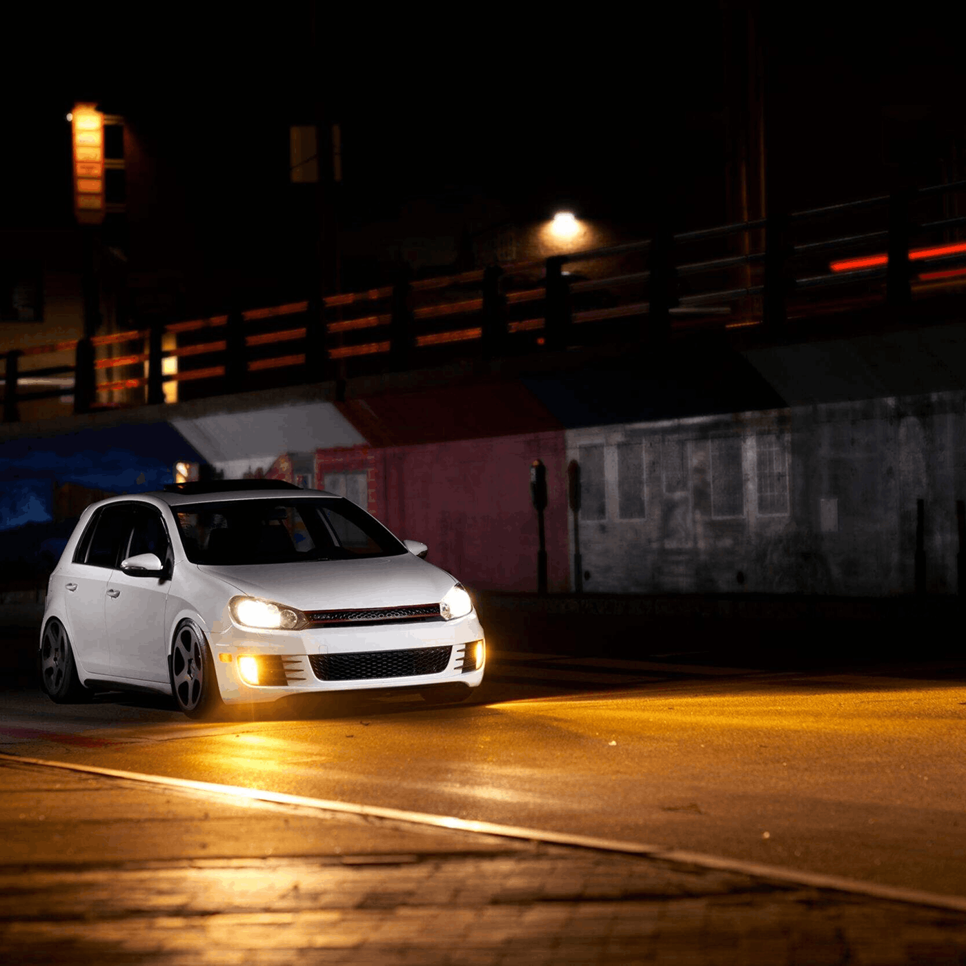 Yellow Halogen Fog Light